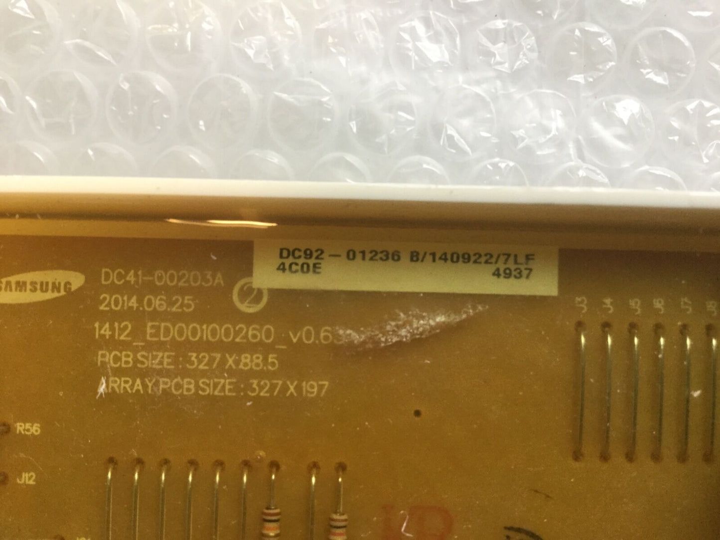 SAMSUNG WF80F5E1W4W WASHING MACHINE MODULE PCB DC92-01238J - £15 REFUND