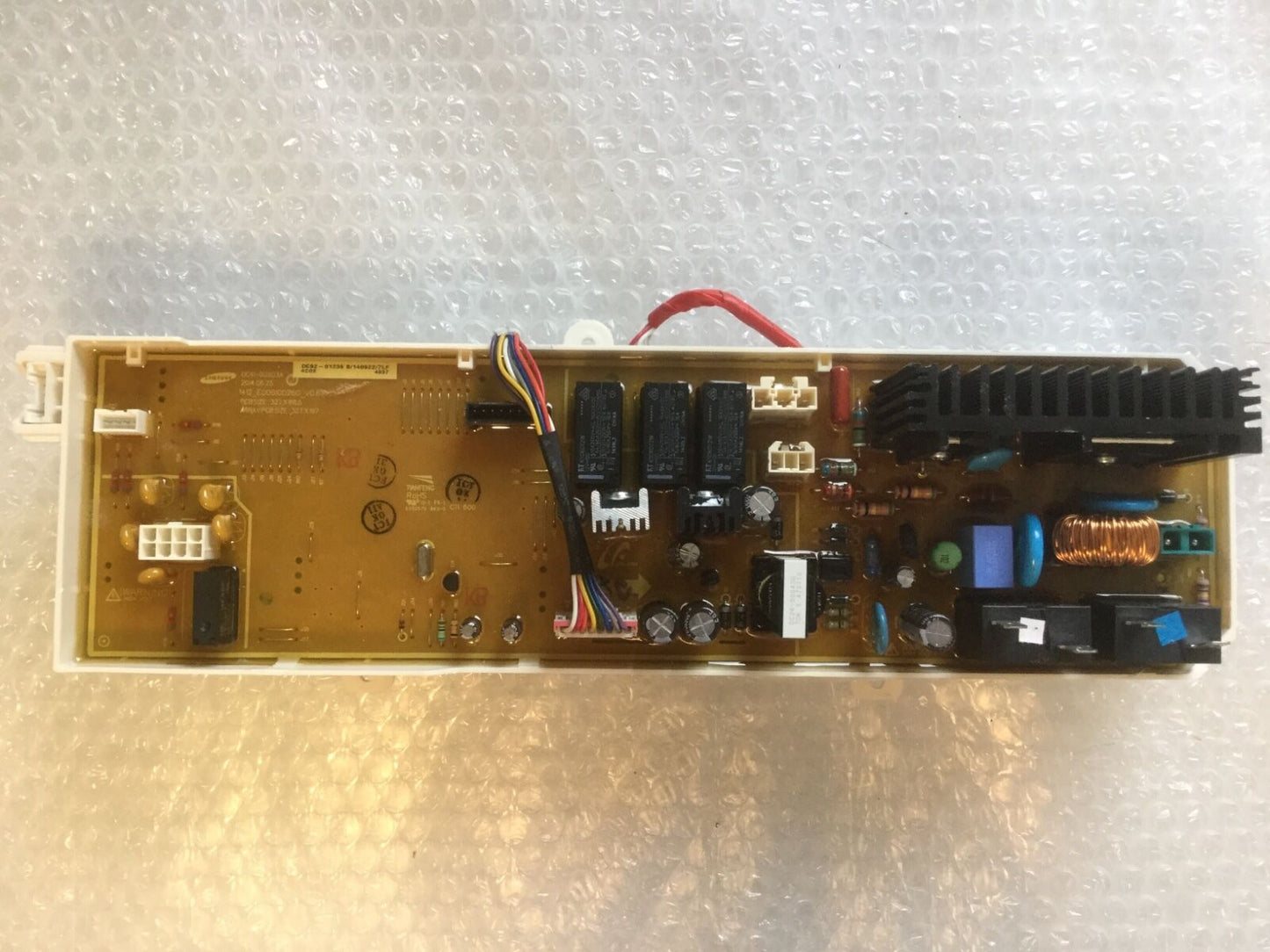 SAMSUNG WF80F5E1W4W WASHING MACHINE MODULE PCB DC92-01238J - £15 REFUND