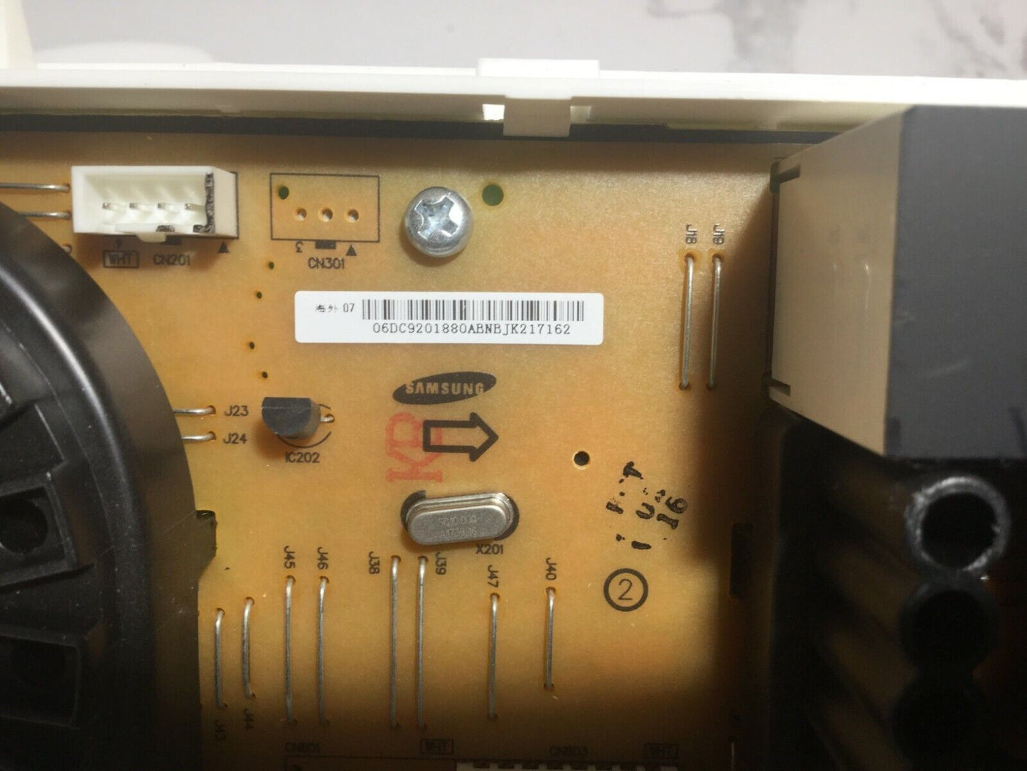 SAMSUNG WW70J5555MW WASHING MACHINE PCB + + ENGINEER WILL INSTALL THIS PCB