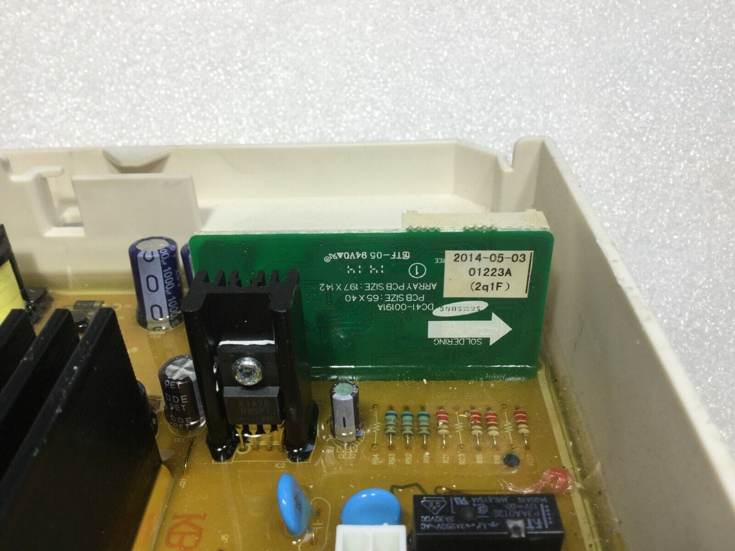 SAMSUNG WF80F5E5U4X WASHING MACHINE MODULE PCB - DC92-01223A- CASHBACK